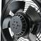 Estrattore d'aria a muro di 200 mm per la ventilazione industriale 2550 rpm quadrati 310x310x48 mm