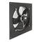 Extractor de aire de pared de 500 mm para ventilación industrial 1350 rpm cuadrado 665x665x95 mm