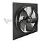 Extractor de aire de pared de 500 mm para ventilación industrial 1350 rpm cuadrado 665x665x95 mm
