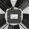 Extractor de aire de pared de 500 mm para ventilación industrial 1350 rpm cuadrado 665x665x95 mm