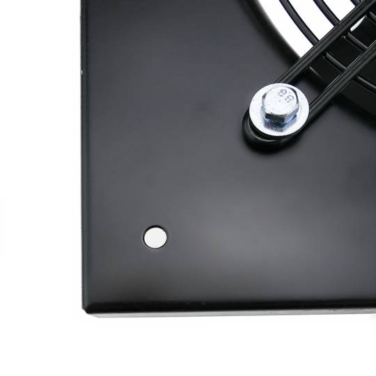 Extractor de aire de pared de 500 mm para ventilación industrial 1350 rpm cuadrado 665x665x95 mm