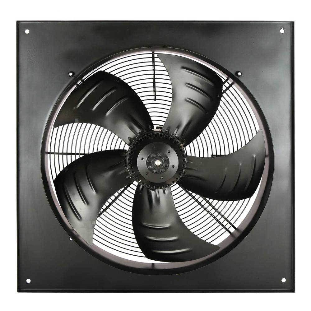 Extracteur d'air de mur pour la ventilation industrielle de 500 mm 1350 rpm  carré 665x665x95 mm - Cablematic