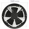 Ducting industrial air extractor fan of 200 mm for inline ventilation 2550 rpm round 260x260x180 mm