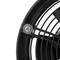 Ducting industrial air extractor fan of 200 mm for inline ventilation 2550 rpm round 260x260x180 mm