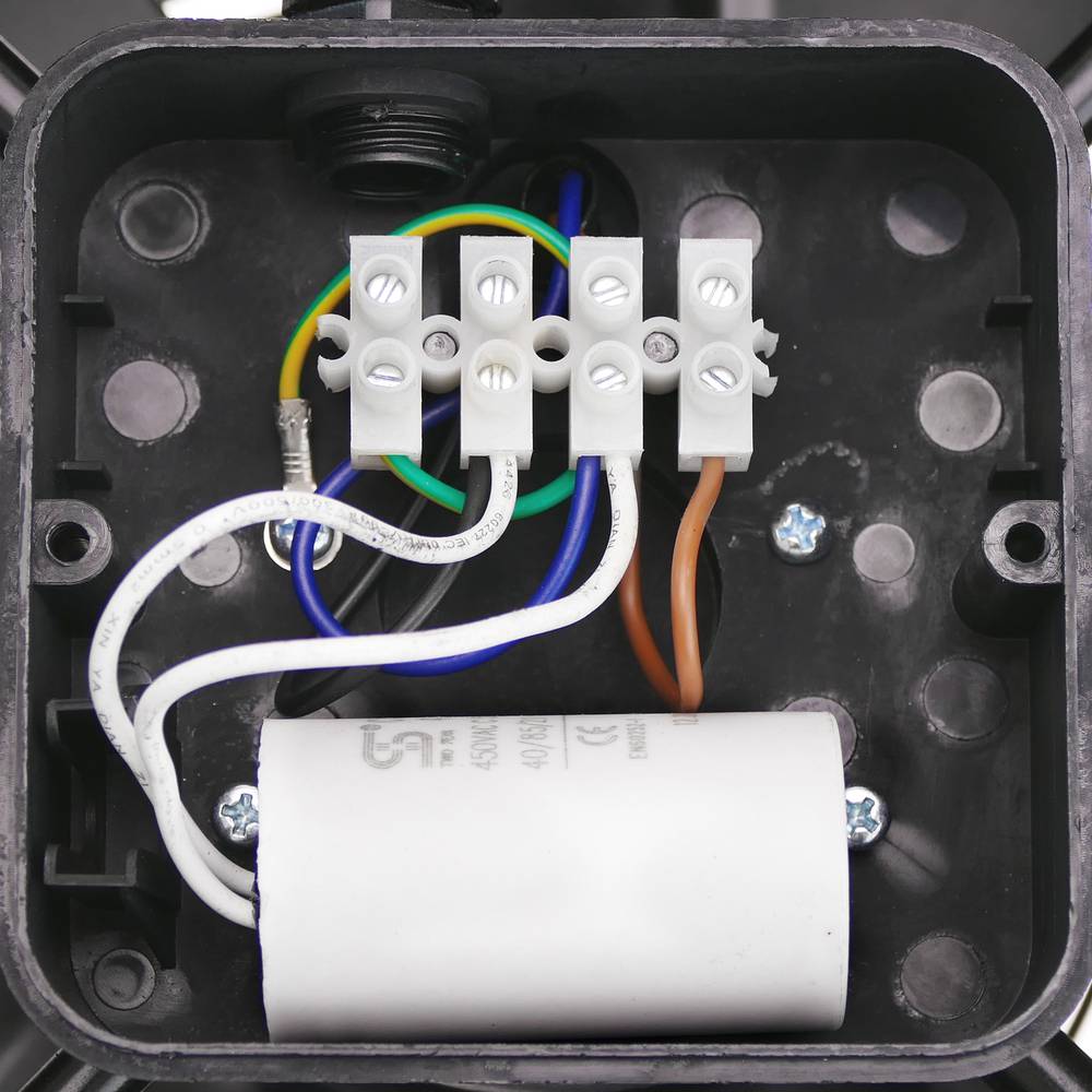 Estrattore d'aria per tubo di 300 mm per la ventilazione industriale 2550 rpm tondo 360x360x180 mm