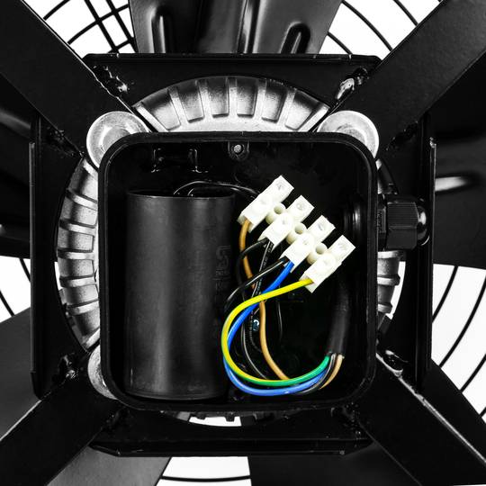 Estrattore d'aria per tubo di 500 mm per la ventilazione industriale 1350 rpm tondo 580x580x260 mm