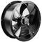Ducting industrial air extractor fan of 600 mm for inline ventilation 1350 rpm round 670x670x280 mm