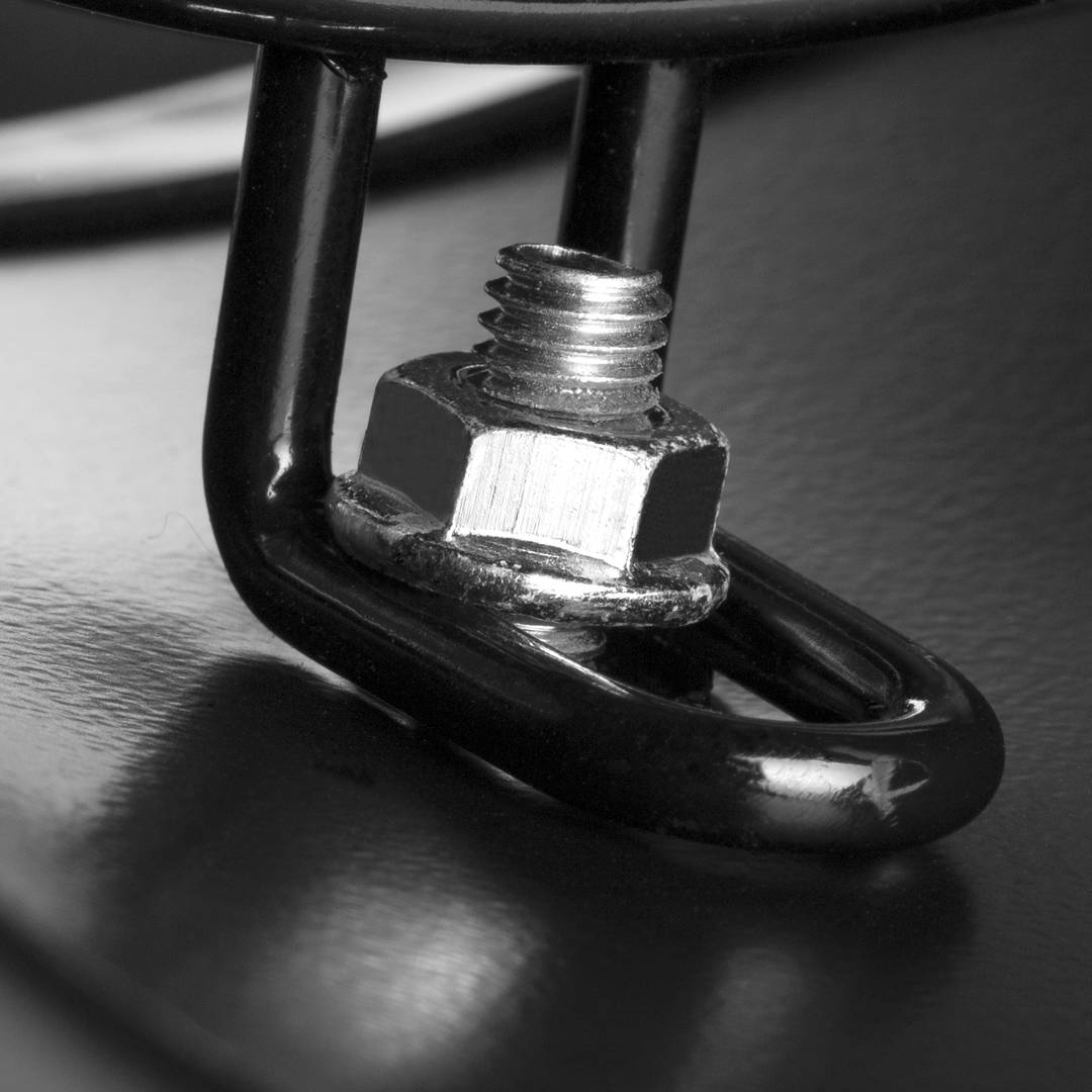 Exaustor de 300 mm para ventilação industrial 2550 rpm preto com sistema de lâminas anti-retorno