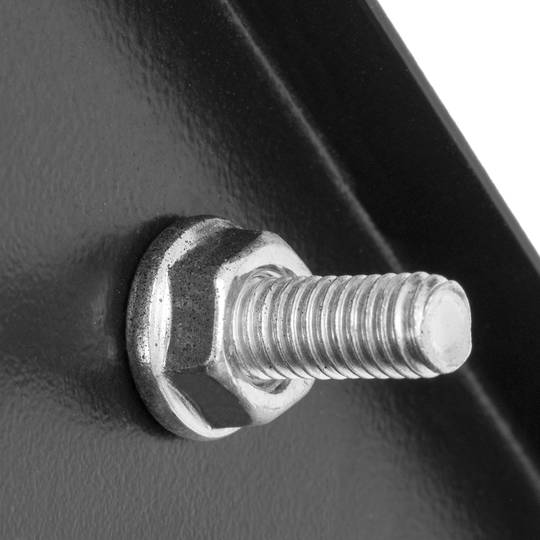 Exaustor de 300 mm para ventilação industrial 2550 rpm preto com sistema de lâminas anti-retorno