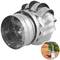 Barret extractor de fums galvanitzat giratori per a tub de 100 mm de diàmetre