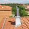 Barret extractor de fums galvanitzat giratori per a tub de 100 mm de diàmetre