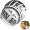 Sombrero extractor de humos galvanizado giratorio para tubo de 200 mm de diámetro