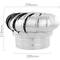 Sombrero extractor de humos galvanizado giratorio para tubo de 200 mm de diámetro