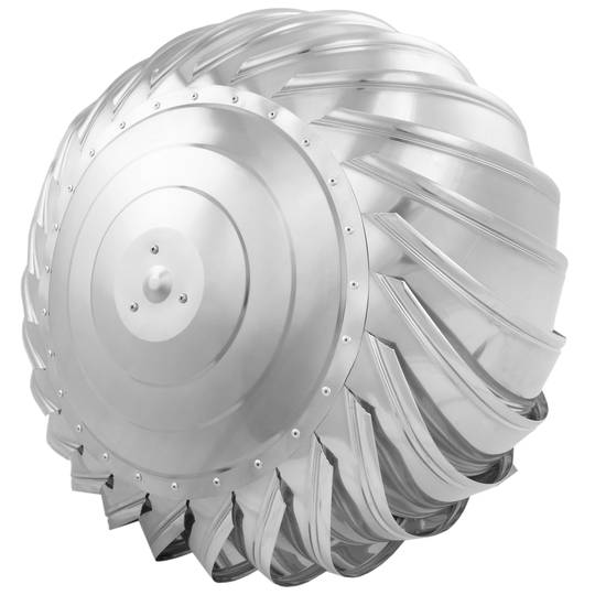 Sombrero extractor de humos galvanizado giratorio para tubo de 360 mm de diámetro