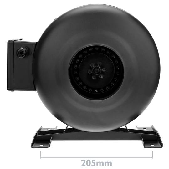 Tube fan for 100 mm diameter. In line duct extractor for industrial ventilation