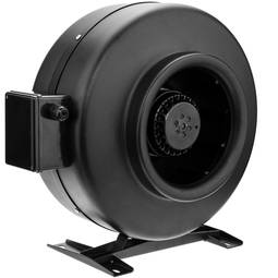 Tube fan for 200 mm diameter. In line duct extractor for industrial ventilation