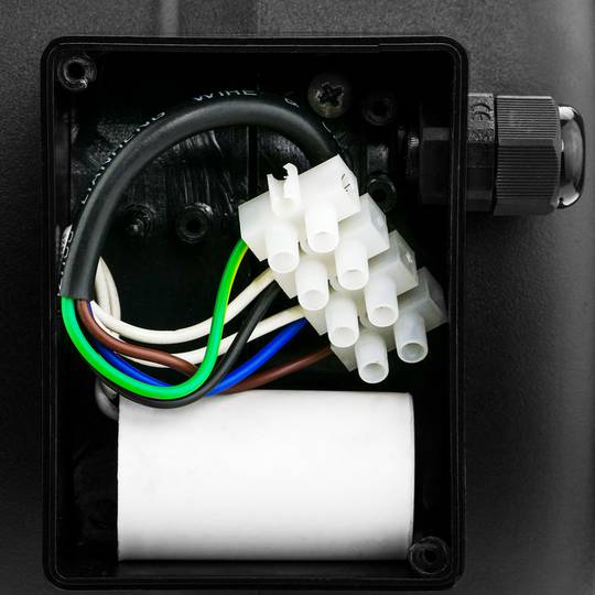 Tube fan for 200 mm diameter. In line duct extractor for industrial ventilation