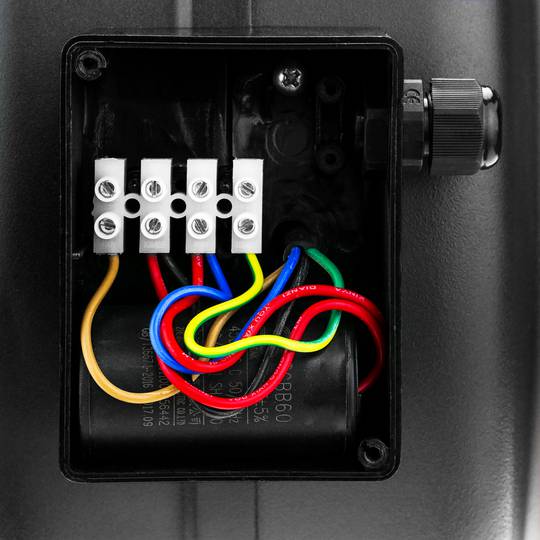 Ventoinha Exaustor de tubo de 250 mm. Extrator em linha de duto para ventilação industrial