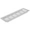 Grelha de ventilação para placa de base de alumínio 250x80mm