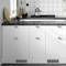 Grille de ventilation pour plinthes base en aluminium 350x80mm