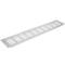 Lüftungsgitter für Fußleiste Aluminium 400x80mm