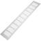 Lüftungsgitter für Fußleiste Aluminium 400x80mm
