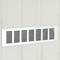 Ventilatierooster voor bodemplaat aluminium 450x80mm