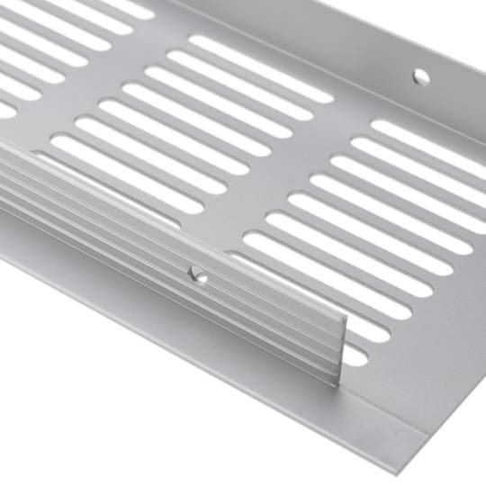 Ventilatierooster voor bodemplaat aluminium 450x80mm
