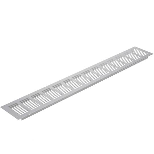 Ventilation grid for baseboard plate aluminum 550x80mm