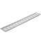 Ventilation grid for baseboard plate aluminum 550x80mm