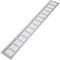 Ventilation grid for baseboard plate aluminum 550x80mm