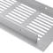 Ventilation grid for baseboard plate aluminum 550x80mm