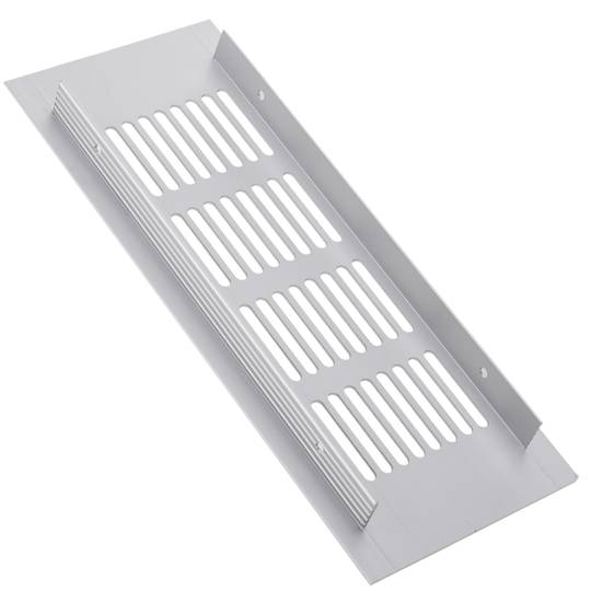 Lüftungsgitter für Fußleiste Aluminium 200x80mm