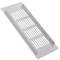 Lüftungsgitter für Fußleiste Aluminium 200x80mm