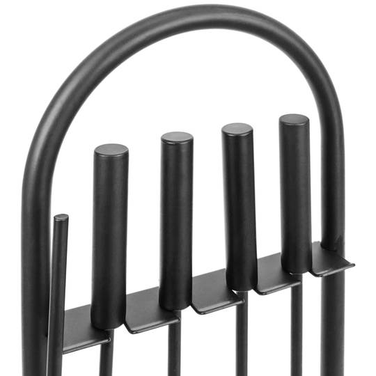 Serviteur de cheminée Set de 4 accessoires en fonte