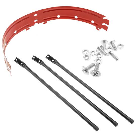 Barbacoa de carbó de 33x45 cm rodona amb potes BBQ grill per a jardí i càmping