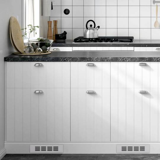 Ventilatierooster voor bodemplaat aluminium 200x50mm