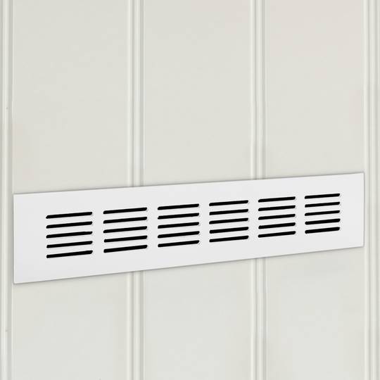 Ventilatierooster voor bodemplaat aluminium 200x50mm