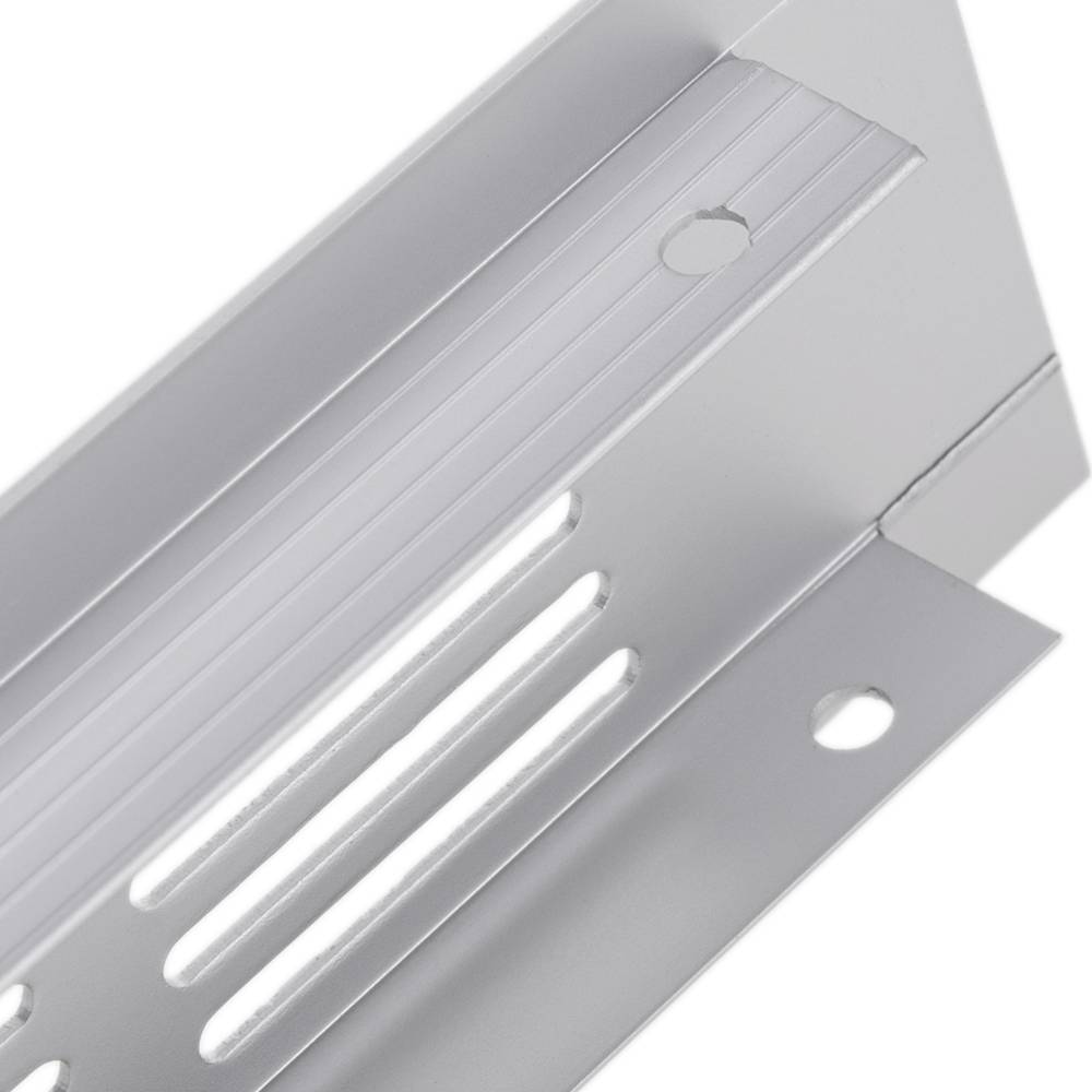 Ventilatierooster voor bodemplaat aluminium 200x50mm