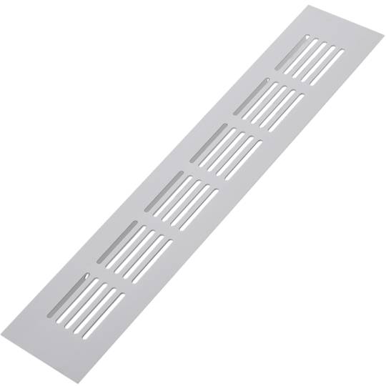 Grille de ventilation pour plinthes base en aluminium 250x50mm