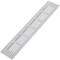 Grille de ventilation pour plinthes base en aluminium 250x50mm