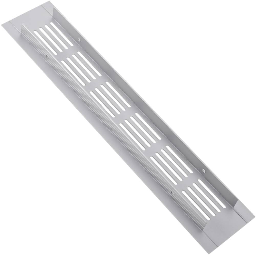 Grille de ventilation pour plinthes base en aluminium 250x50mm
