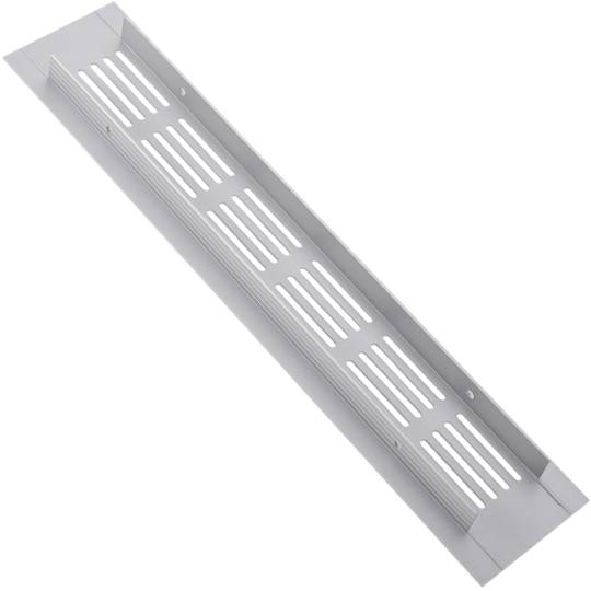 Grille de ventilation pour plinthes base en aluminium 250x50mm