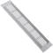 Grille de ventilation pour plinthes base en aluminium 250x50mm