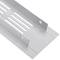 Grille de ventilation pour plinthes base en aluminium 250x50mm