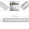 Ventilation grid for baseboard plate aluminum 300x50mm