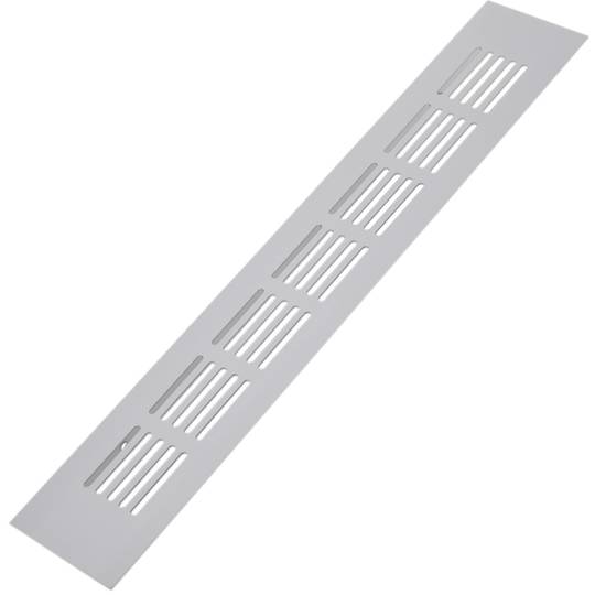 Ventilation grid for baseboard plate aluminum 300x50mm