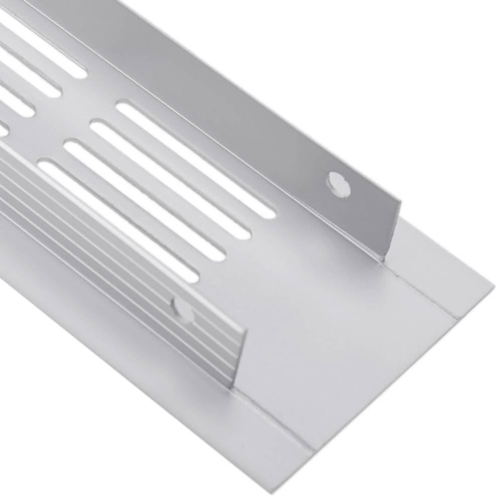 Ventilation grid for baseboard plate aluminum 300x50mm