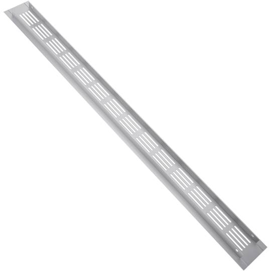 Grelha de ventilação para placa de base de alumínio 550x50mm
