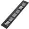 Kratka wentylacyjna do podstawy aluminiowej 250x50mm w kolorze czarnym